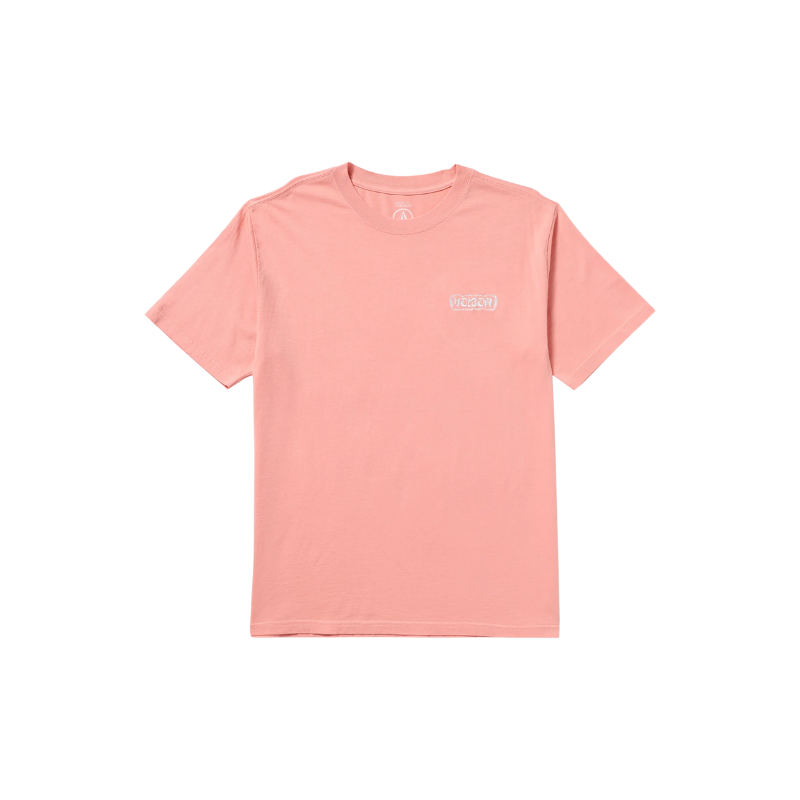 Volcom - Groovin Short Sleeve - Tee - Mens-Tees-Volcom-S-Peach Fuzz-Spunkys Surf Shop LLC