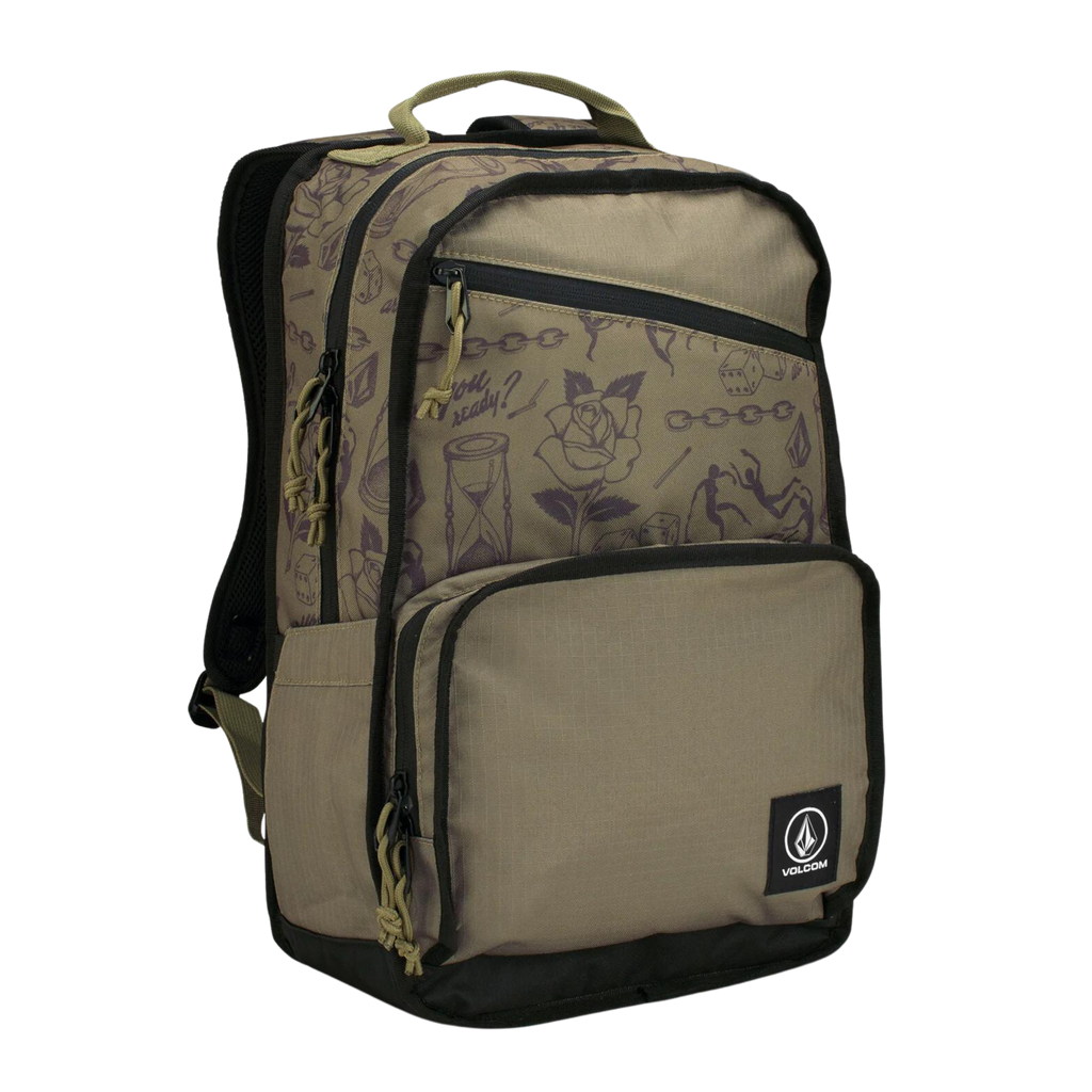 Volcom - Hardbound - Backpack-Backpacks-Volcom-One Size-Olive-Spunkys Surf Shop LLC