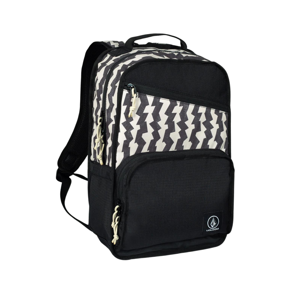 Volcom - Hardbound - Backpack-Backpacks-Volcom-One Size-White & Black-Spunkys Surf Shop LLC