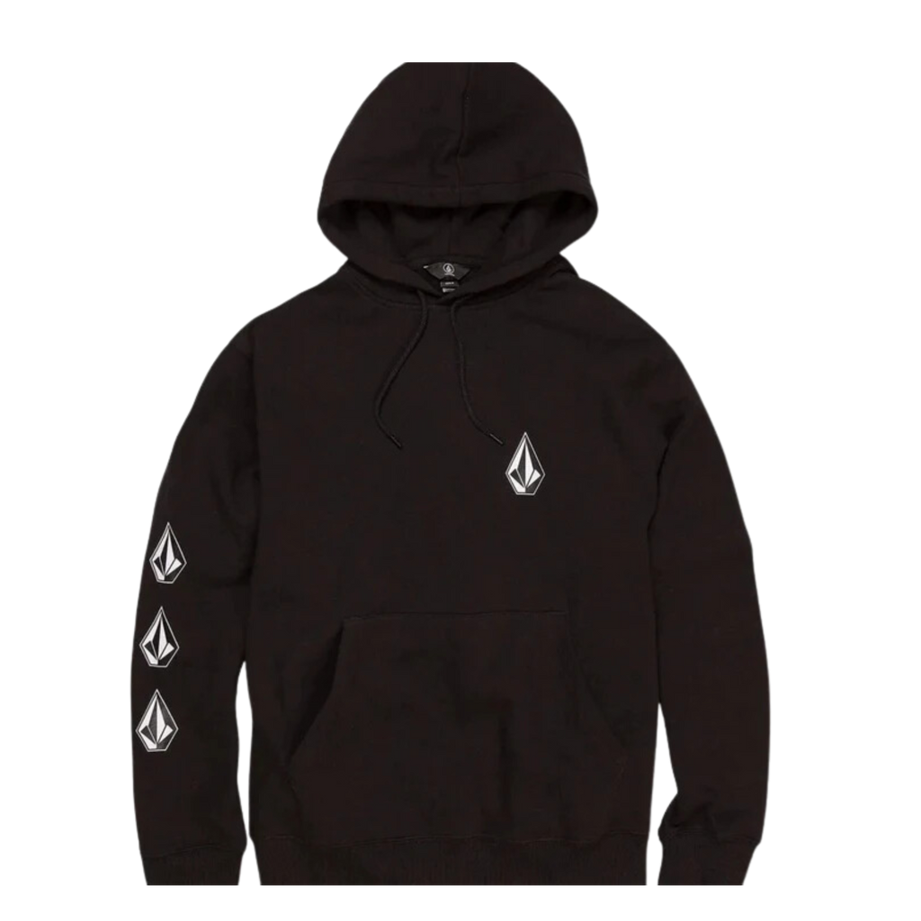 Volcom - Iconic Stone Pull Over - Hoodie - Men-Hoodies-Volcom-S-Men-Black-Spunkys Surf Shop LLC