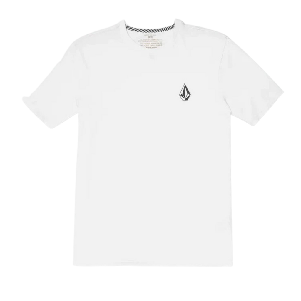 Volcom - Iconic Stone Short Sleeve - T-Shirts - Men-T-Shirts-Volcom-S-Mens-White-Spunkys Surf Shop LLC