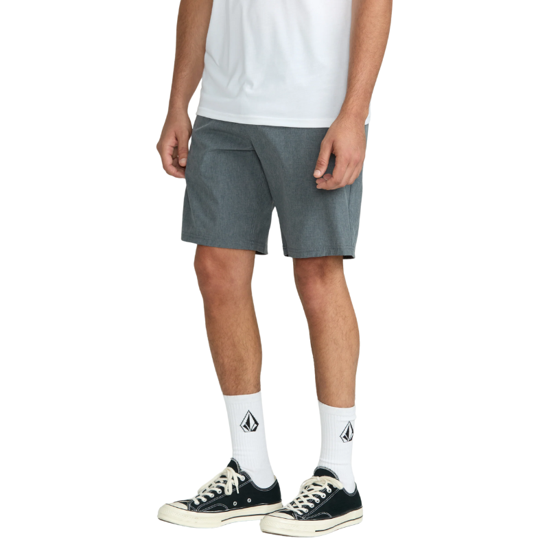 Volcom - Joythriller 19" Hybrid - Shorts- Mens-Shorts-Volcom-30-Dark Slate-Spunkys Surf Shop LLC