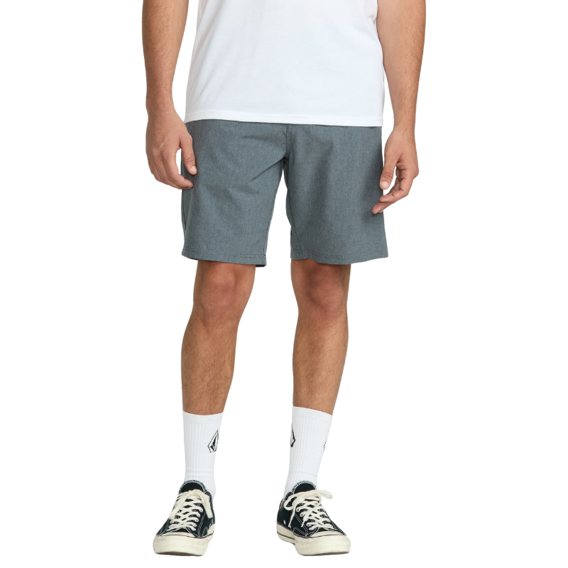 Volcom - Joythriller 19" Hybrid - Shorts- Mens-Shorts-Volcom-30-Dark Slate-Spunkys Surf Shop LLC