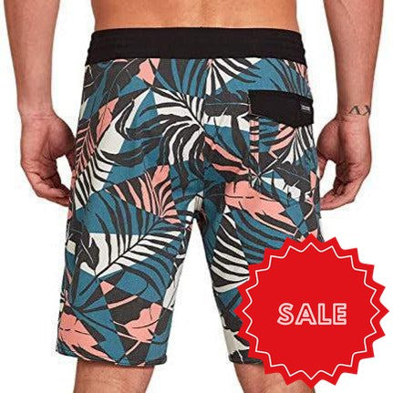 Volcom - Labrynth Stoney 19 - Board Shorts - Mens-Board Shorts-Volcom-32-Mens-Hydro Blue-Spunkys Surf Shop LLC