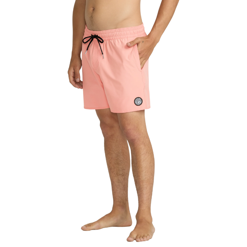 Volcom - Lido Solid 16" Trunks - Boardshorts - Mens-Board Shorts-Volcom-S-Peach Fuzz-Spunkys Surf Shop LLC