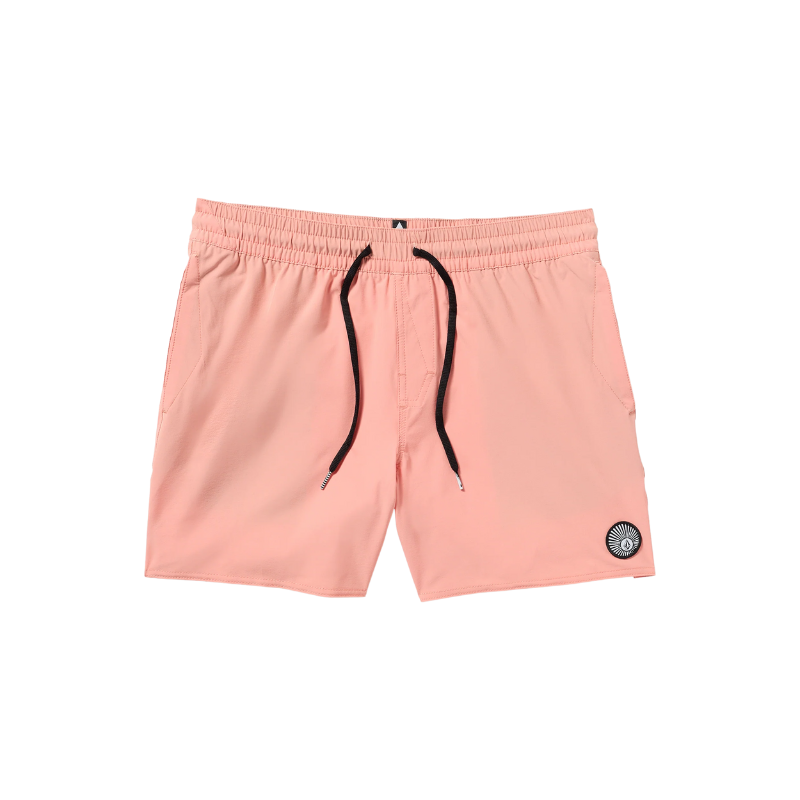 Volcom - Lido Solid 16" Trunks - Boardshorts - Mens-Board Shorts-Volcom-S-Peach Fuzz-Spunkys Surf Shop LLC