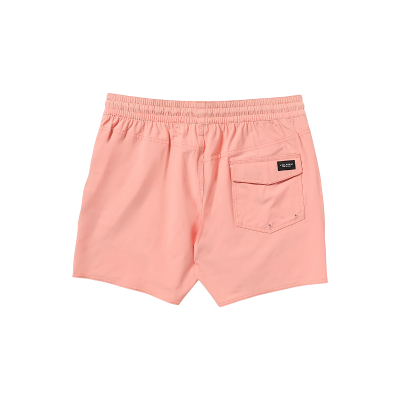 Volcom - Lido Solid 16" Trunks - Boardshorts - Mens-Board Shorts-Volcom-S-Peach Fuzz-Spunkys Surf Shop LLC