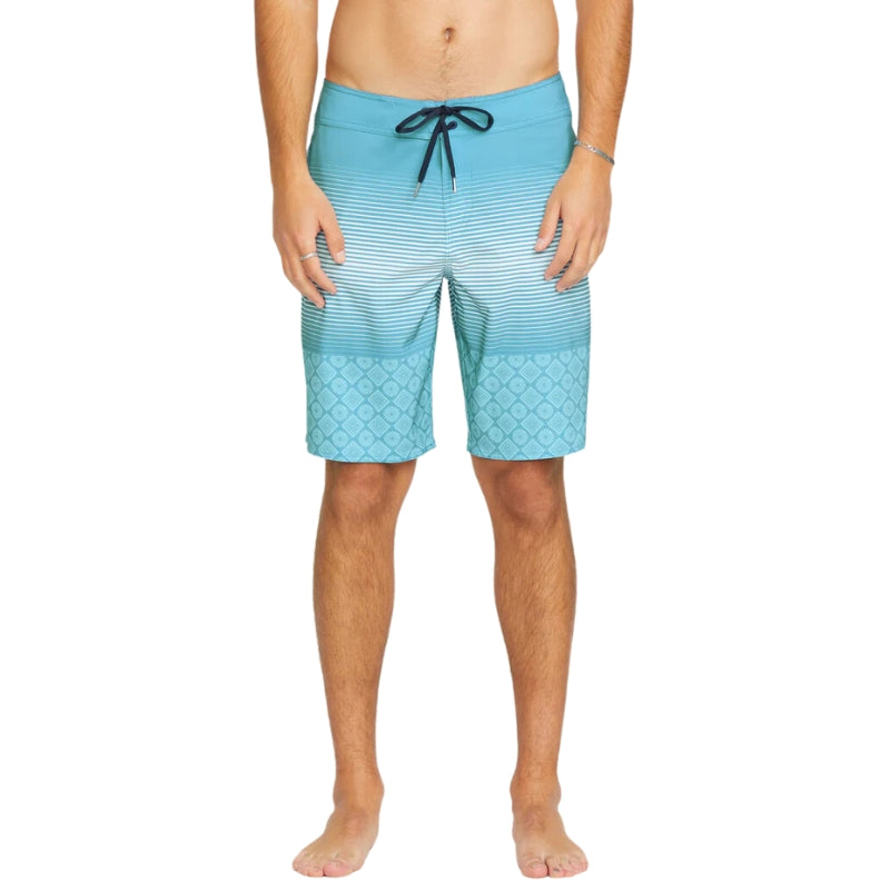 Volcom - Lido Stripe Mod-Tech 20" - Boardshorts - Mens-Shorts-Volcom-Bay Blue-28-Spunkys Surf Shop LLC