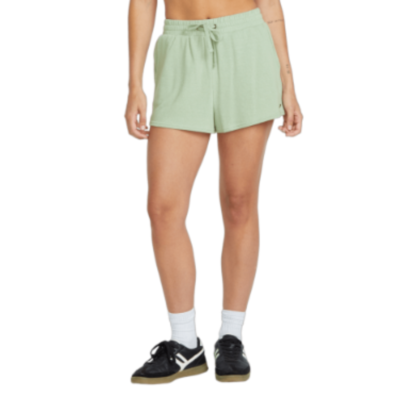 Volcom - Lil Frenchie - Short - Women's-Shorts-Volcom-Grass Green-XS-Spunkys Surf Shop LLC