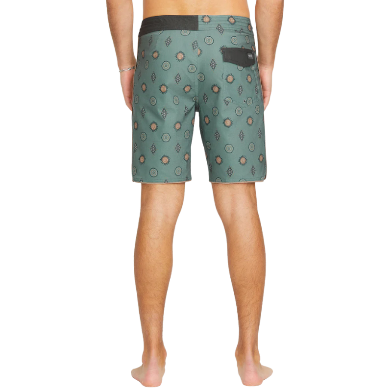 Volcom - Mister Fib Scallop Stoney - Boardshorts - Mens-Shorts-Volcom-Light Olive-28-Spunkys Surf Shop LLC