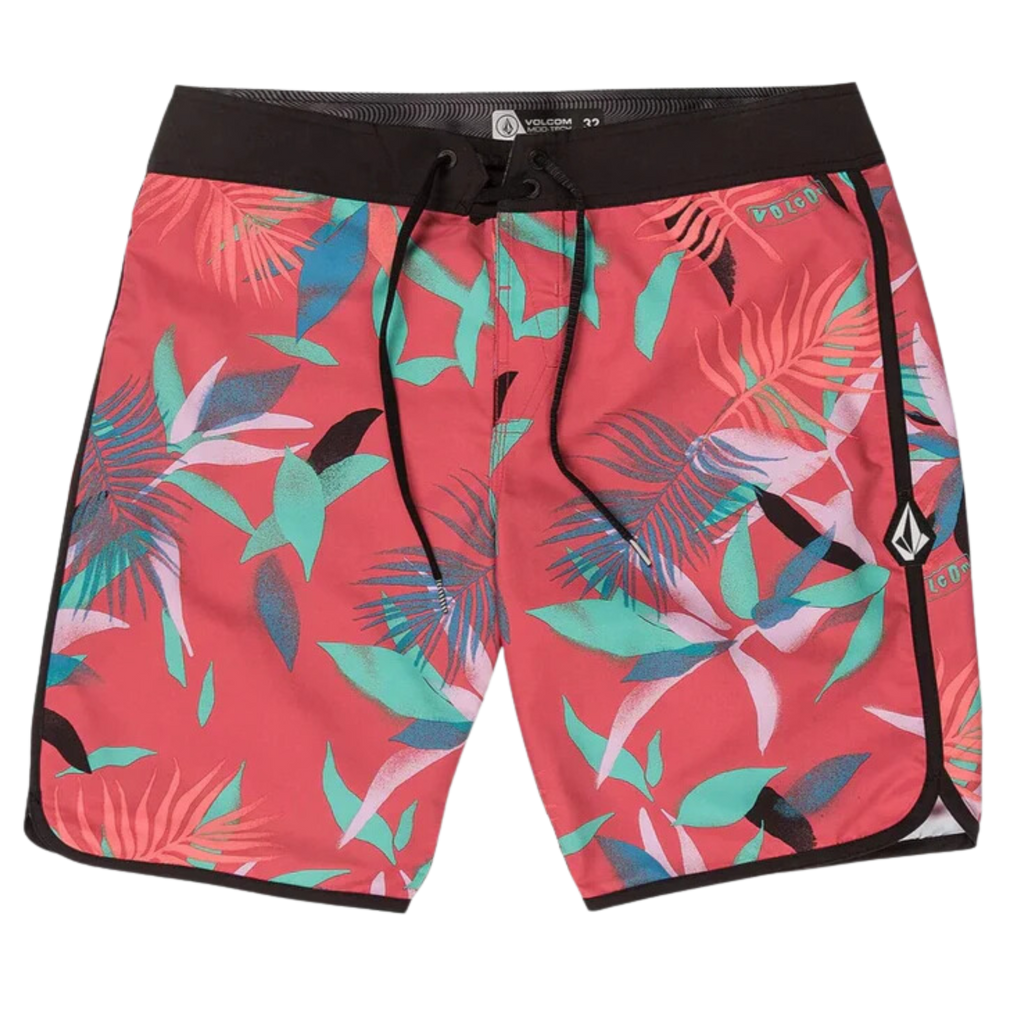 Volcom - Mod Platter Scallop 20 - Men-Board Shorts-Volcom-28-Men-Living Coral-Spunkys Surf Shop LLC