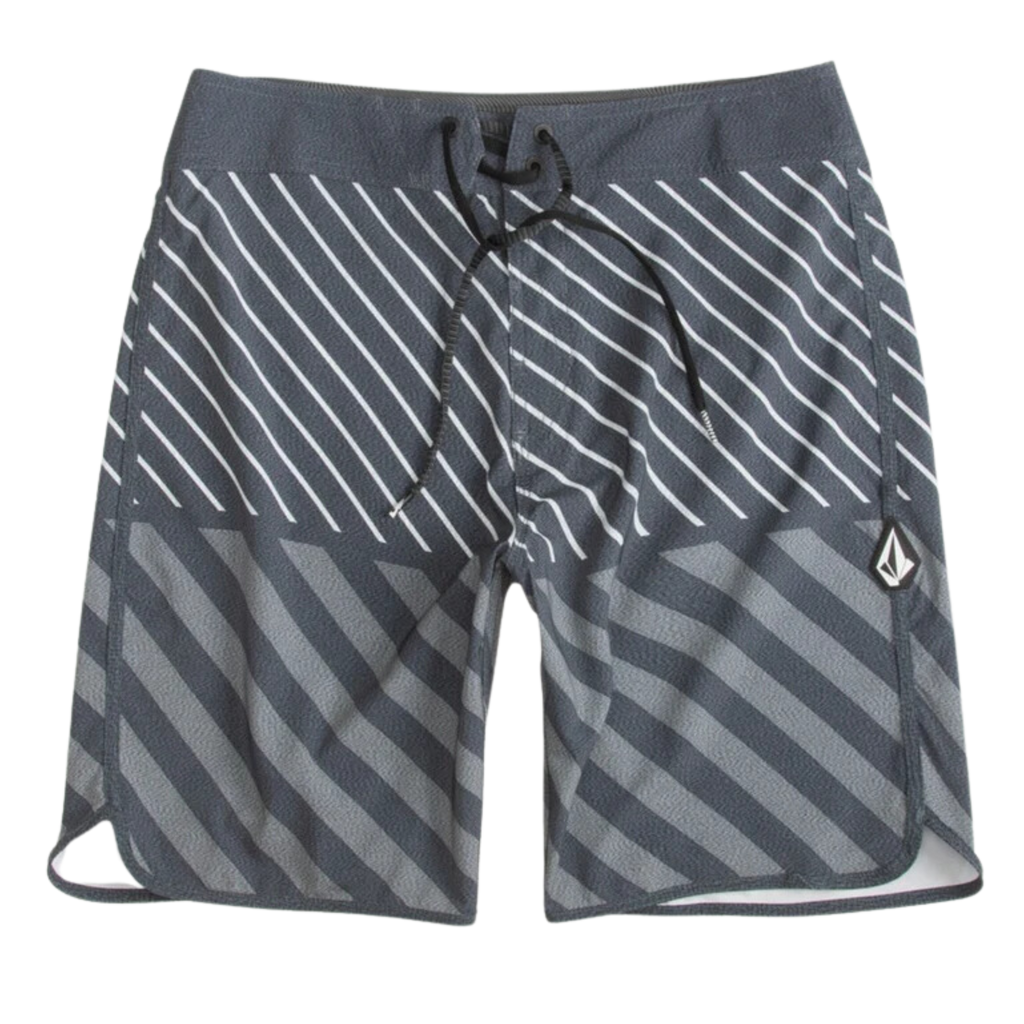 Volcom - Mod Quarta Scallop 20 - Men-Board Shorts-Volcom-28-Mens-Black-Spunkys Surf Shop LLC