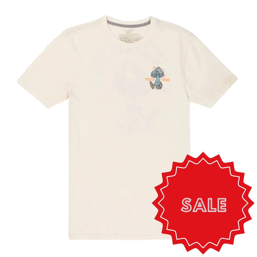 Volcom - Mr Liberty Farm To Yarn Short Sleeve - T-Shirts - Men-T-Shirts-Volcom-S-Men-Off White-Spunkys Surf Shop LLC