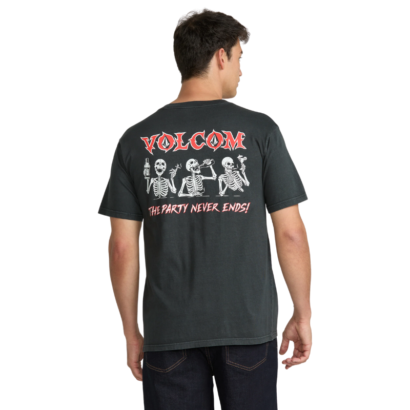 Volcom - Never Ends Short Sleeve - Tee - Mens-Tees-Volcom-S-Stealth-Spunkys Surf Shop LLC