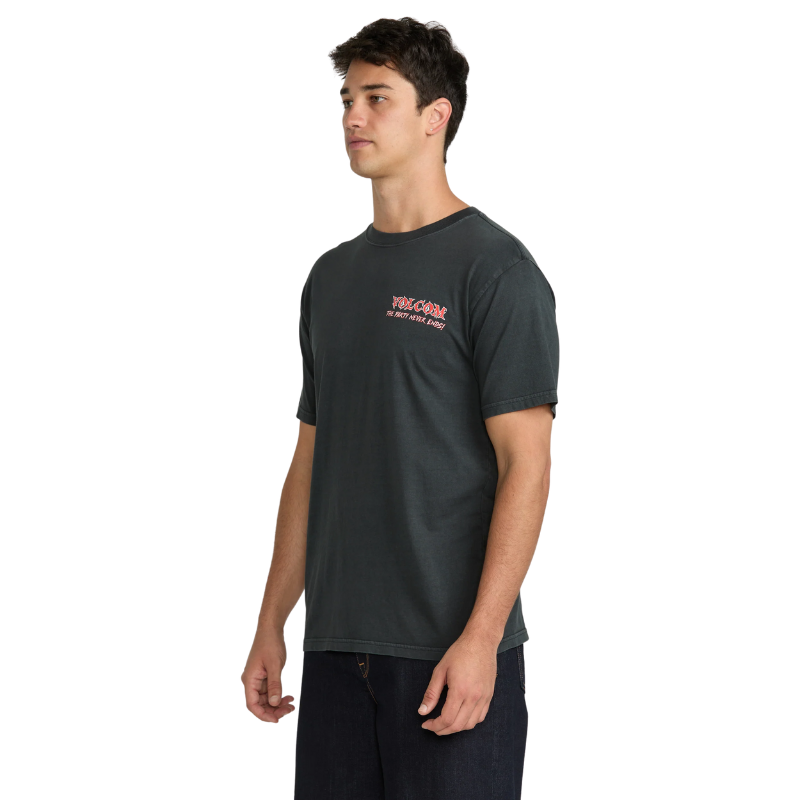Volcom - Never Ends Short Sleeve - Tee - Mens-Tees-Volcom-S-Stealth-Spunkys Surf Shop LLC