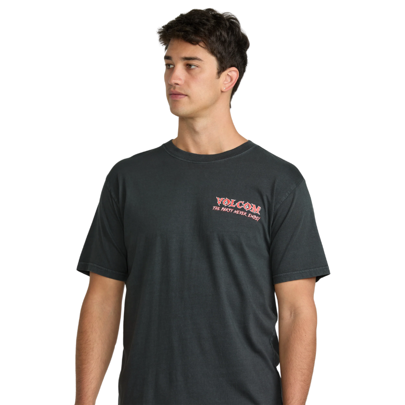 Volcom - Never Ends Short Sleeve - Tee - Mens-Tees-Volcom-S-Stealth-Spunkys Surf Shop LLC