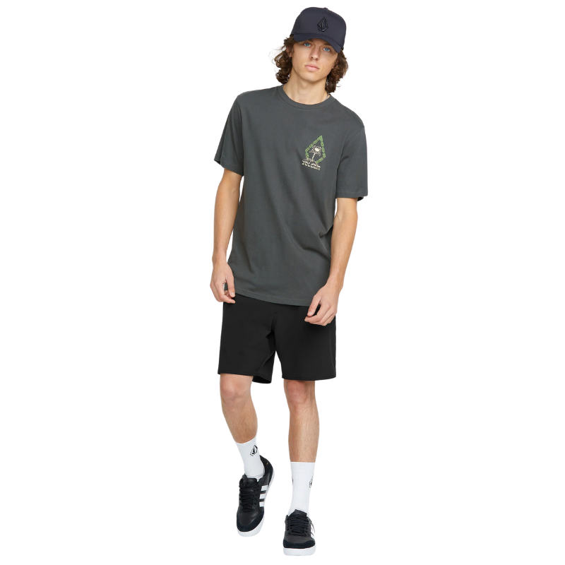 Volcom - Nomoly Elastic Waist 18" - Shorts - Mens-Shorts-Volcom-S-Black-Spunkys Surf Shop LLC
