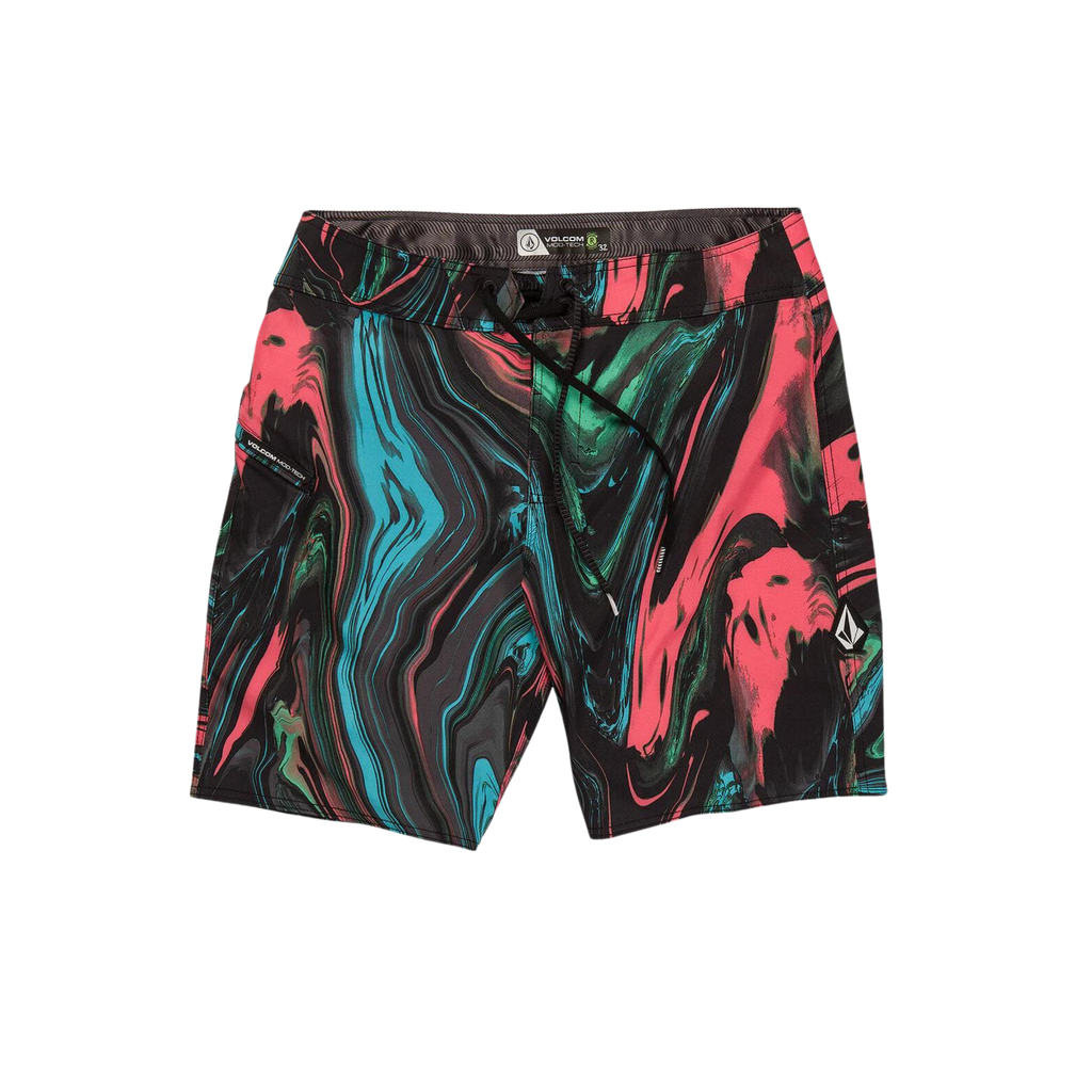 Volcom - Psyche Marble Mod 19 - Men-Board Shorts-Volcom-28-Men-Black-Spunkys Surf Shop LLC