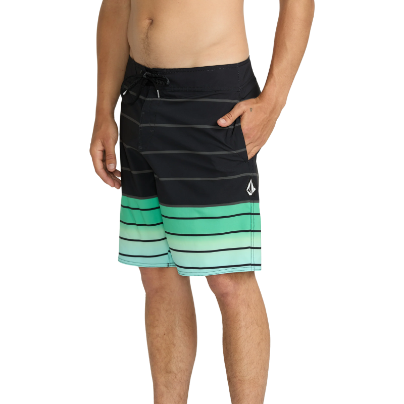 Volcom - Quarta Fade Mod - Trunk- Mens-Board Shorts-Volcom-30-Black Combo-Spunkys Surf Shop LLC