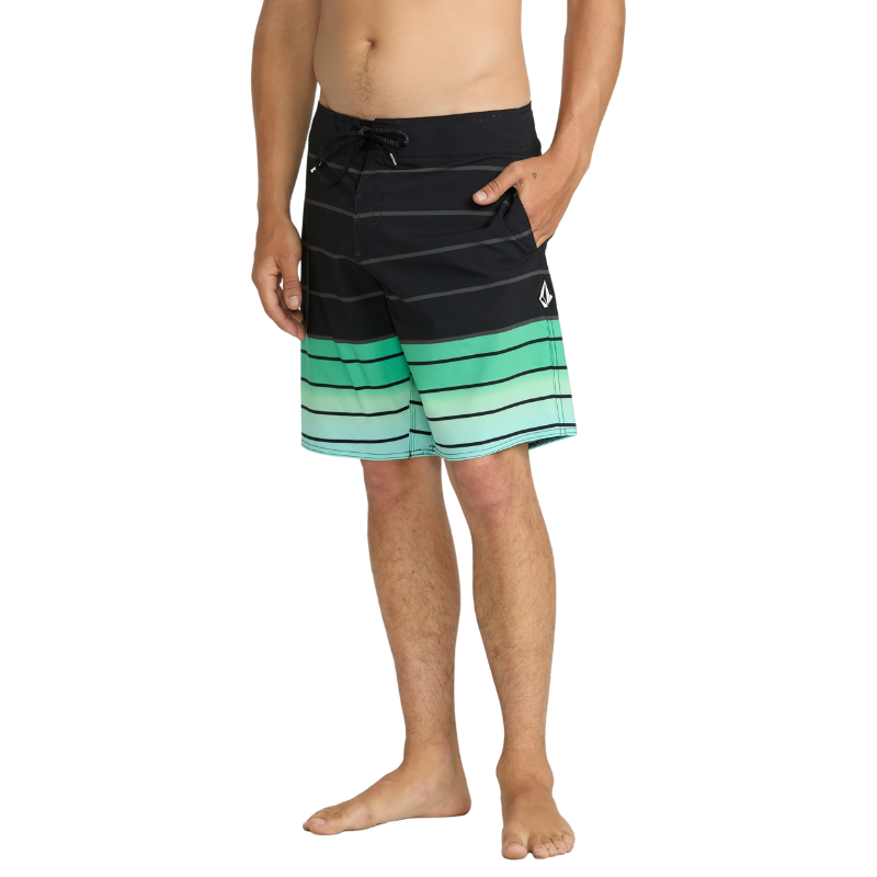 Volcom - Quarta Fade Mod - Trunk- Mens-Board Shorts-Volcom-30-Black Combo-Spunkys Surf Shop LLC