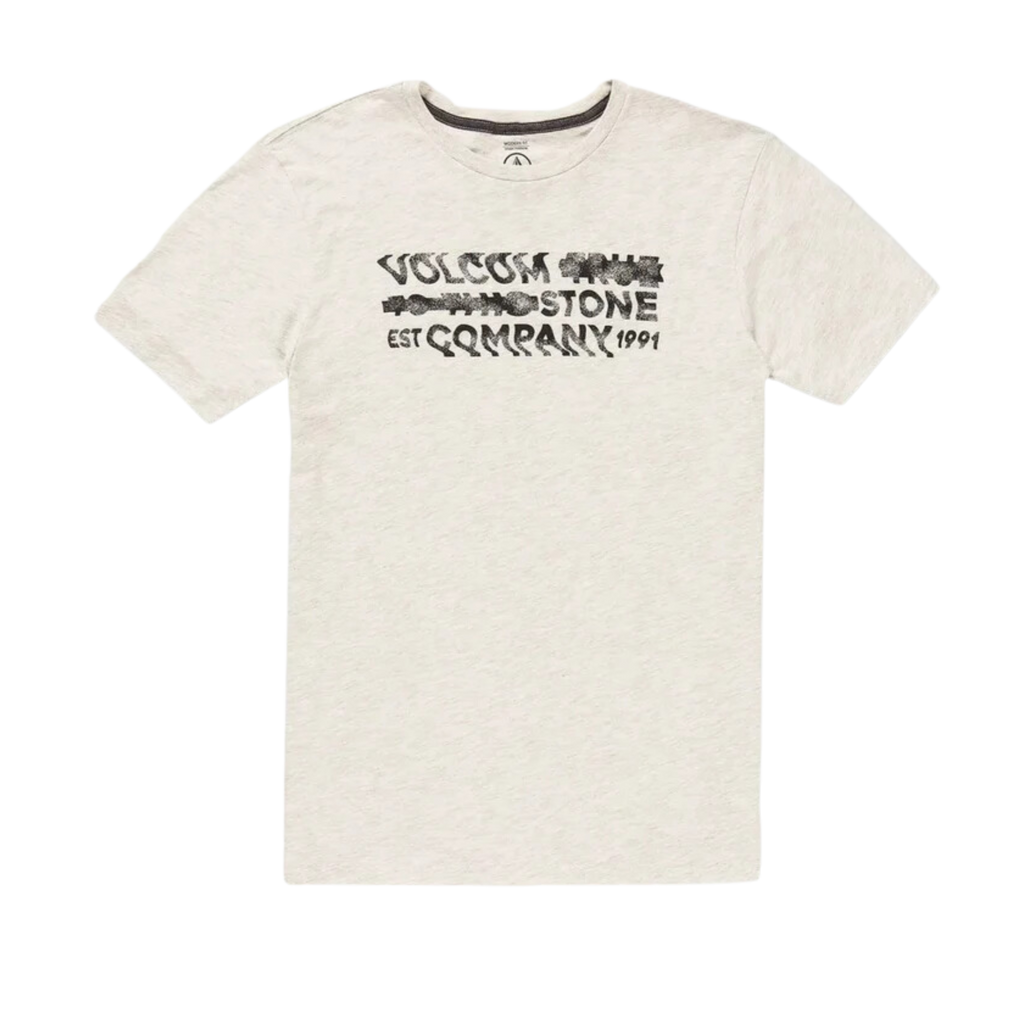 Volcom - Redacted Short Sleeve - T-Shirts - Men-T-Shirts-Volcom-S-Men-Bone Heather-Spunkys Surf Shop LLC