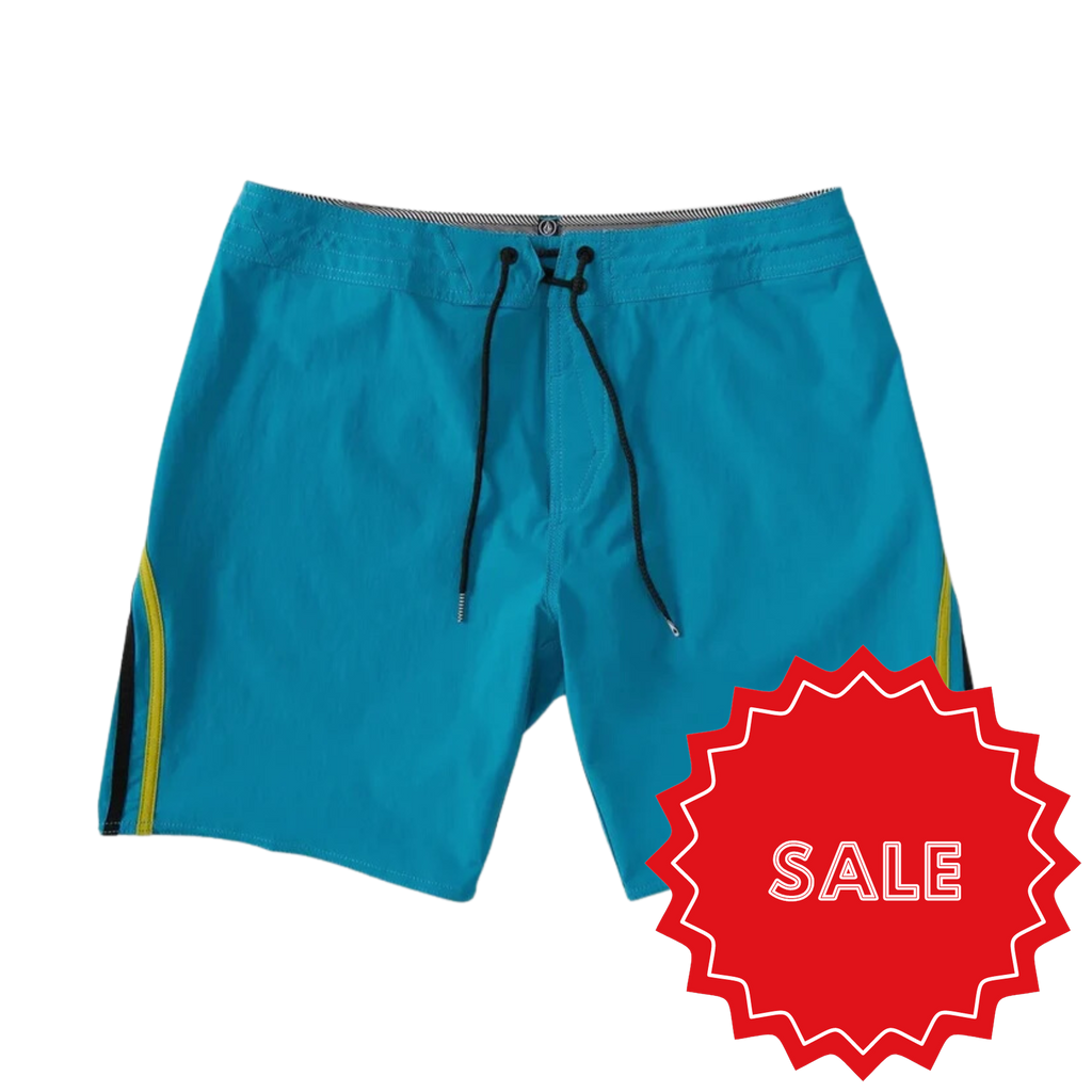 Volcom - Scallooped Liberator 18 - Men-Board Shorts-Volcom-30-Men-Barrier Reef-Spunkys Surf Shop LLC