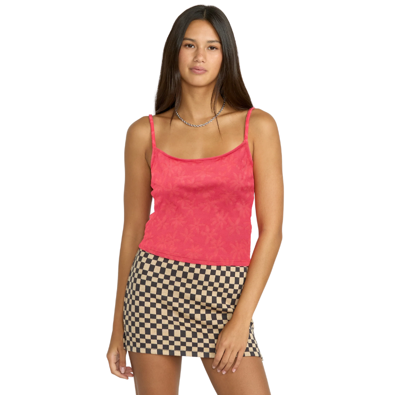 Volcom - Shella Good - Tank - Women-Tank Tops-Volcom-S-True Red-Spunkys Surf Shop LLC