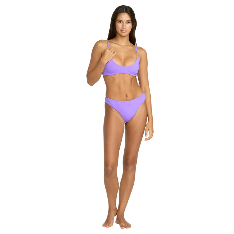 Volcom - Simply Seamless Cheekini - Bikini Bottom - Women-Bikini Bottoms-Volcom-XS-Black-Spunkys Surf Shop LLC