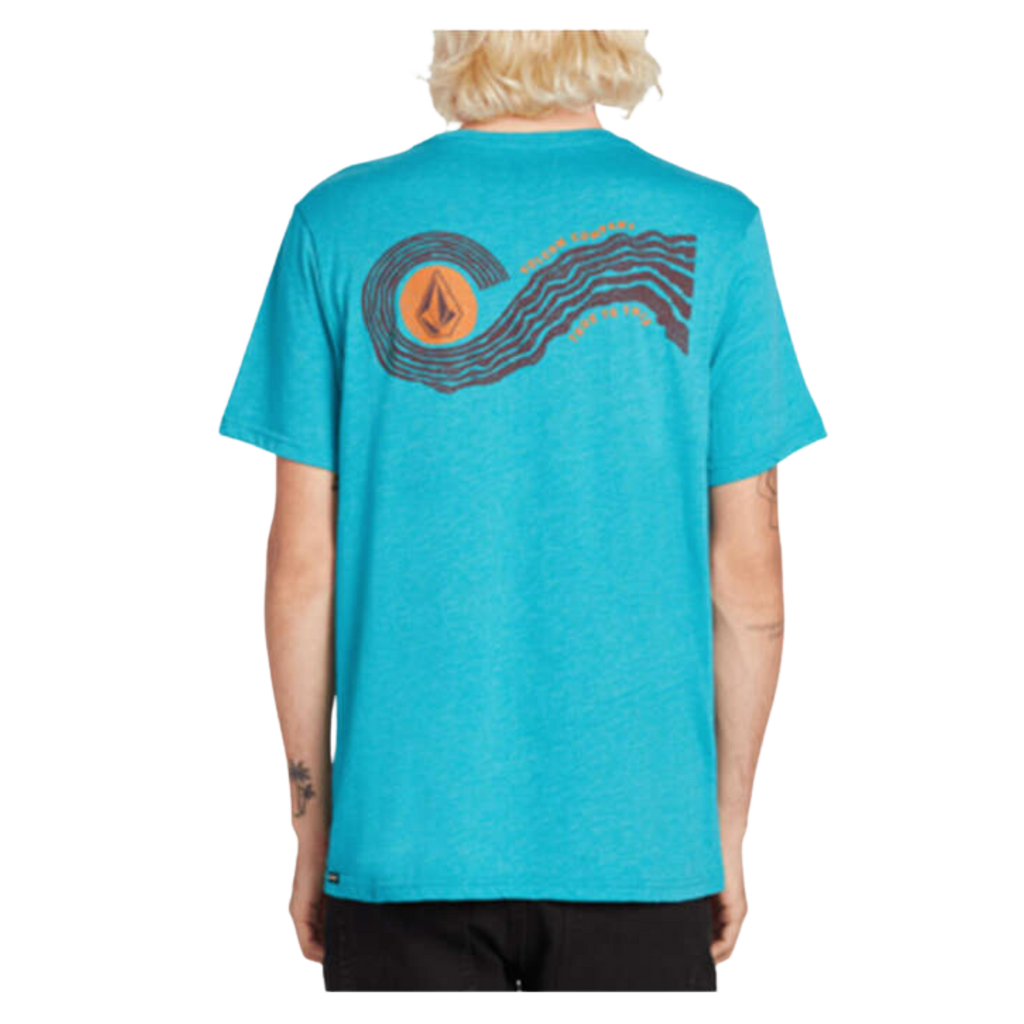 Volcom - Spiral Out Short Sleeve - T-Shirts - Men-T-Shirts-Volcom-S-Men-CHLORINE-Spunkys Surf Shop LLC