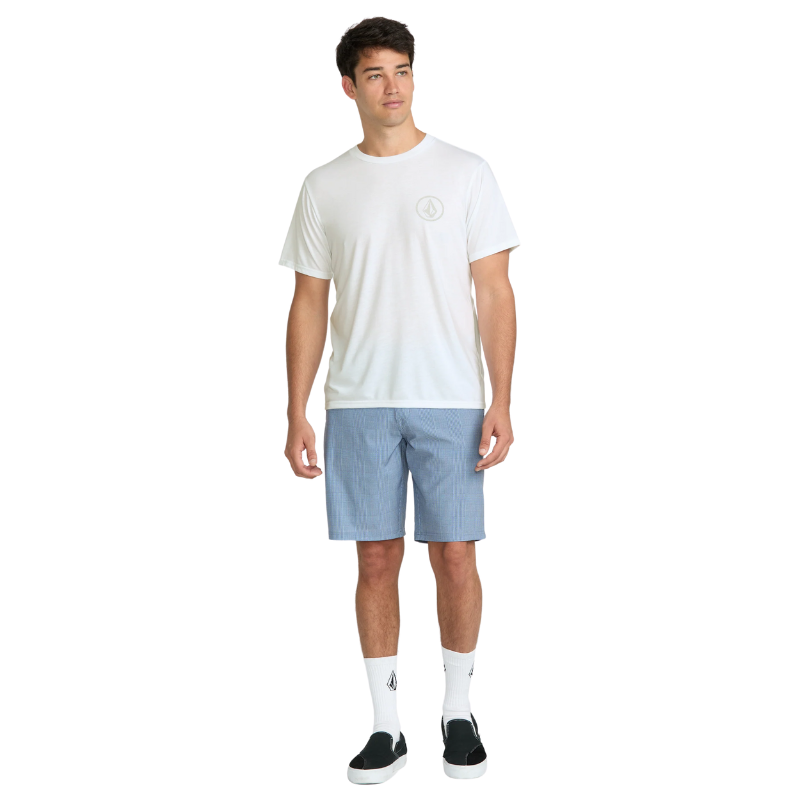 Volcom - Stone Tech Short Sleeve - Tee - Mens-Tees-Volcom-S-White-Spunkys Surf Shop LLC