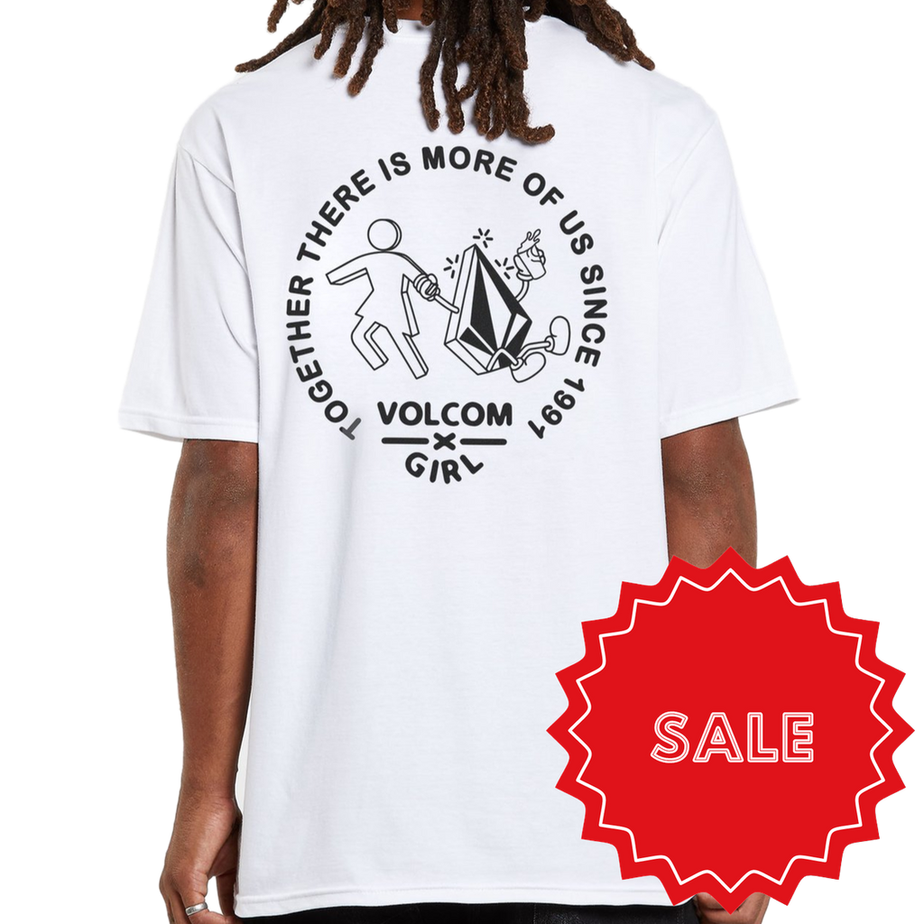 Volcom - Stonely Short Sleeve - Basic Tees - Mens-T-Shirt-Volcom-L-MENS-WHITE-Spunkys Surf Shop LLC