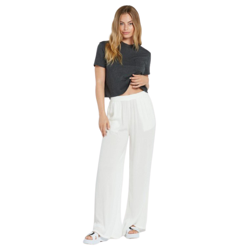 Volcom - Stoneshine Junki - Pant - Women-Pants-Volcom-XS-Star White-Spunkys Surf Shop LLC