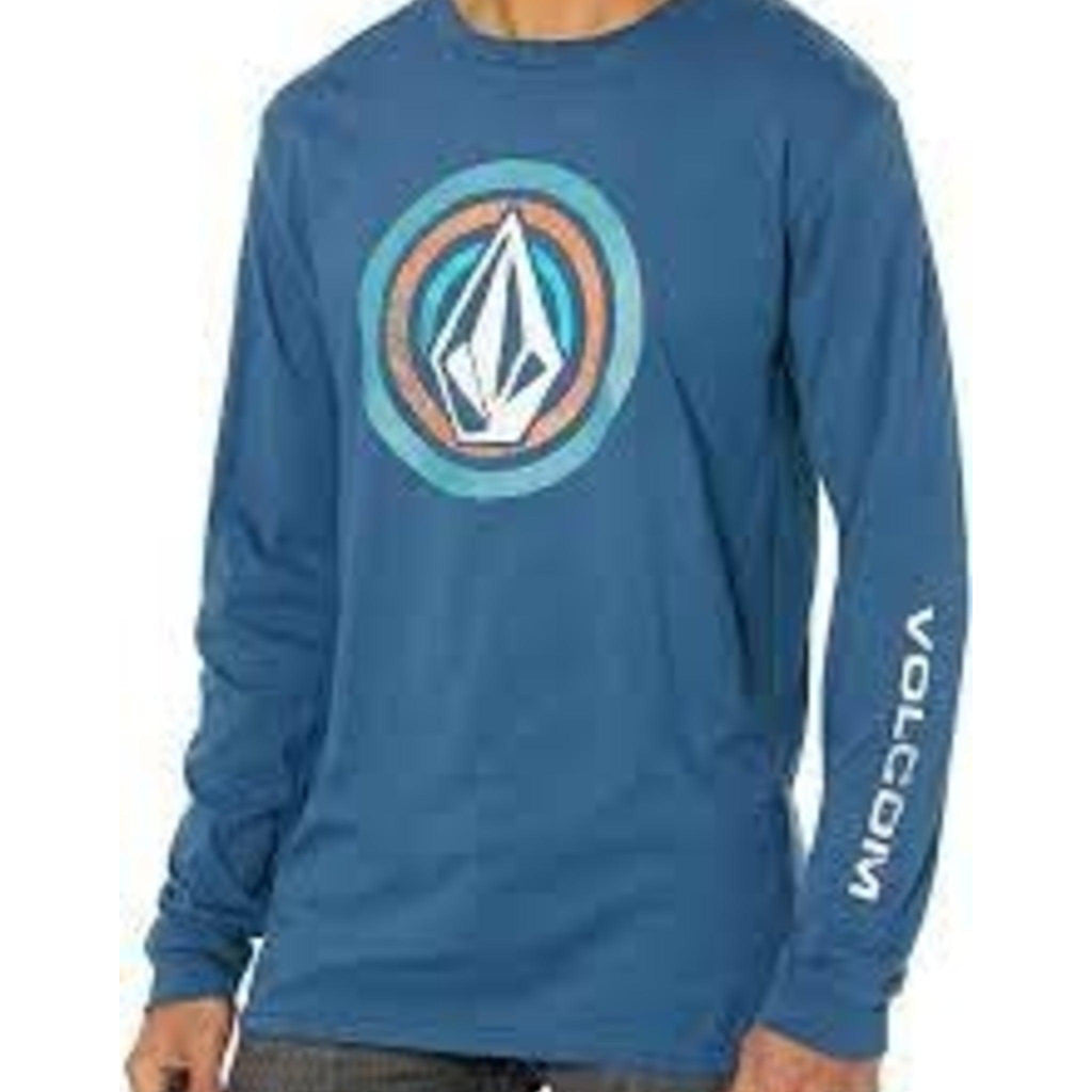 Volcom - Stonezeye Long Sleeve - Shirt - Mens-Shirts-Volcom-XS-Blue-Spunkys Surf Shop LLC