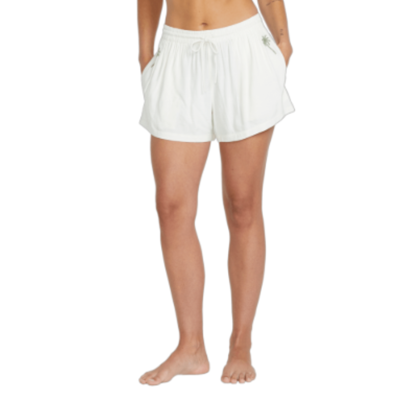 Volcom - Sunny Daze - Short - Women's-Shorts-Volcom-Bone-XS-Spunkys Surf Shop LLC