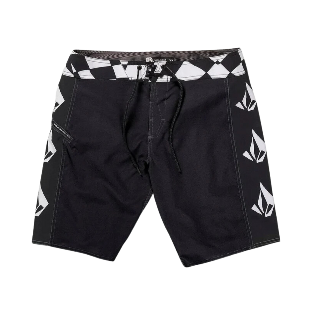 Volcom - Surf Vitals Yago Dora Mod 19 - Men-Board Shorts-Volcom-28-Men-Black-Spunkys Surf Shop LLC