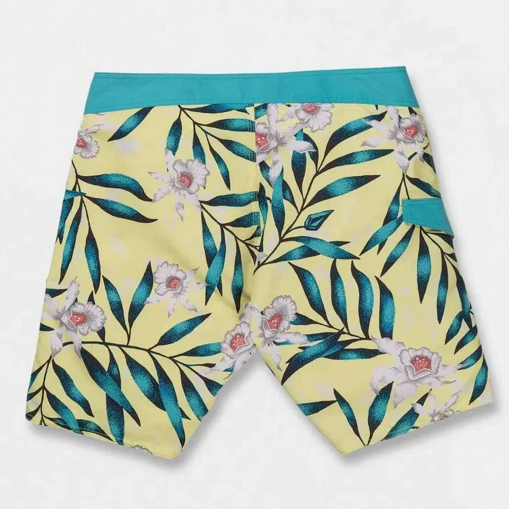 Volcom - Tropical Hideout Mod 19 - Board Shorts - Mens-Board Shorts-Volcom-30-Mens-Glimmer Yellow-Spunkys Surf Shop LLC