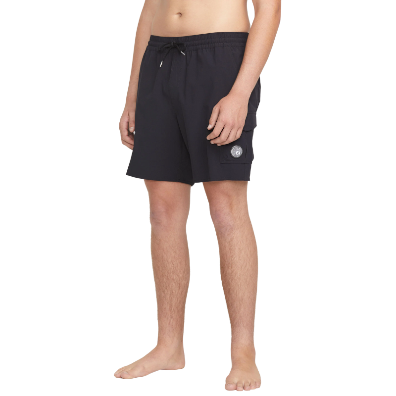 Volcom - Truly Liberators 17" Trunks - Boardshorts - Mens-Board Shorts-Volcom-S-Black-Spunkys Surf Shop LLC