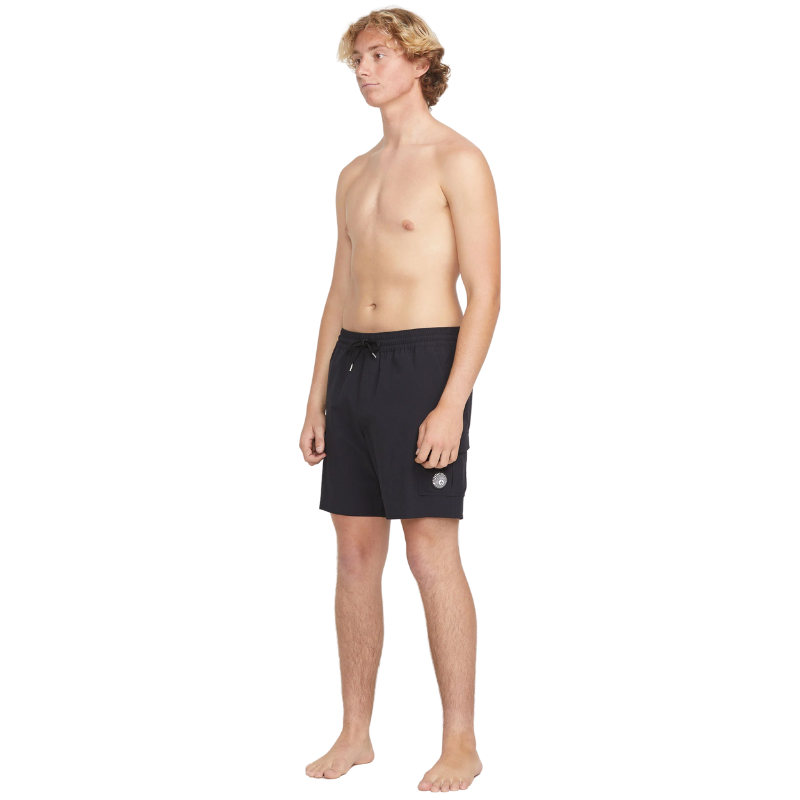 Volcom - Truly Liberators 17" Trunks - Boardshorts - Mens-Board Shorts-Volcom-S-Black-Spunkys Surf Shop LLC