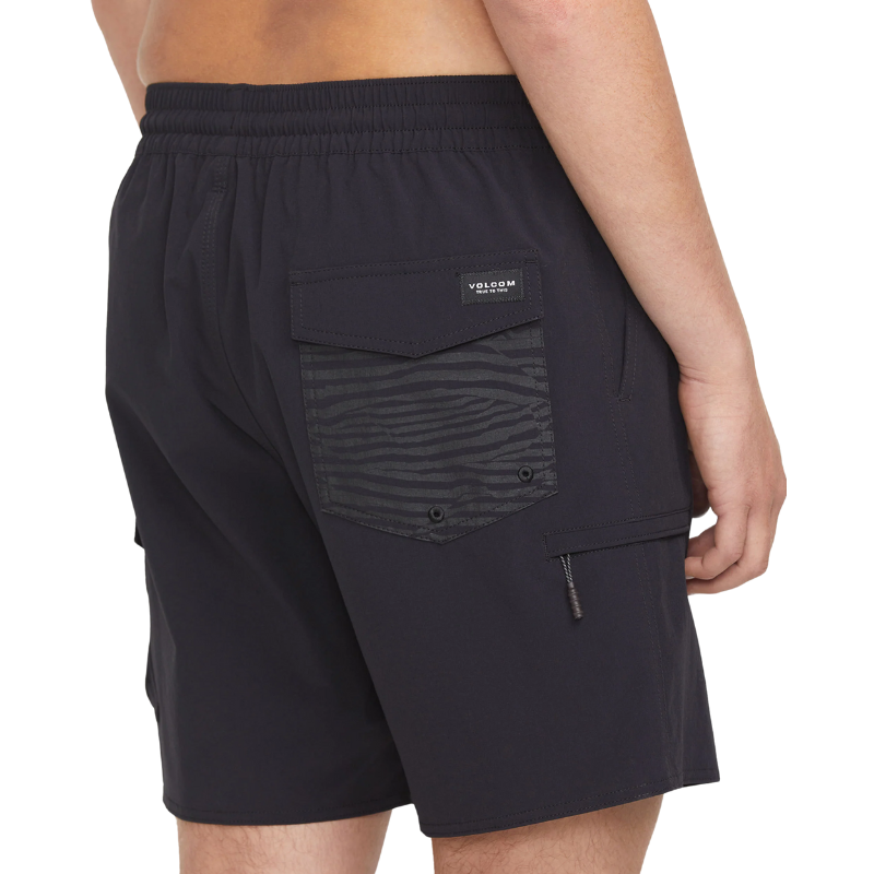 Volcom - Truly Liberators 17" Trunks - Boardshorts - Mens-Board Shorts-Volcom-S-Black-Spunkys Surf Shop LLC