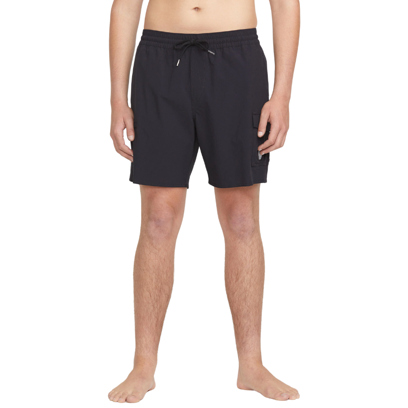 Volcom - Truly Liberators 17" Trunks - Boardshorts - Mens-Board Shorts-Volcom-S-Black-Spunkys Surf Shop LLC