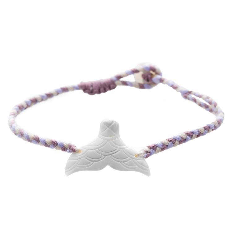 Wanderer - mermaid tail bracelet - wisteria