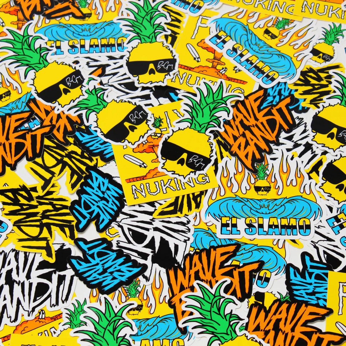 Wave Bandit - Variety Pack Sticker pack – Spunkys Surf Shop LLC