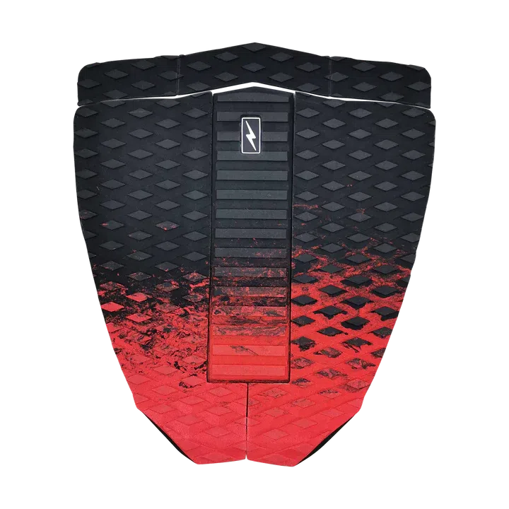 Zap Deluxe Tail Pad - Skimboard Traction Set-Skimboard Accessories-Zap-Black/Red-Spunkys Surf Shop LLC
