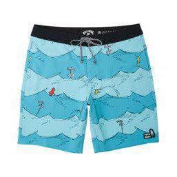 Billabong - One Fish Two Fish - Board Shorts - Men-Board Shorts-Billabong-Spunkys Surf Shop LLC